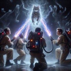 Ghostbusters Capture Eerie Feral Ghost Cat