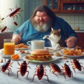Dancing Cockroaches and an Obese Man at the Breakfast Table