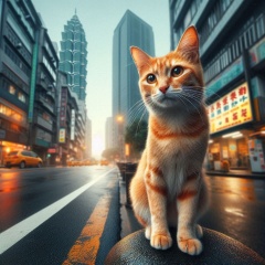 Feline Chronicles: Photorealistic Portrayal of Taiwan's Cats