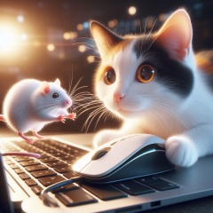 Unexpected Encounter: Cat and Mice in the Digital Realm