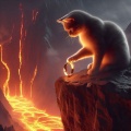 Catastrophic Comedy: The Gray Cat and the One Ring at Mount Doom