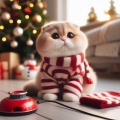 Adorable Christmas Kitten: Heartwarming Holiday Cheer