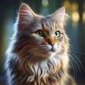 AI-Generated Photorealistic Cat: Exploring Art and Technology