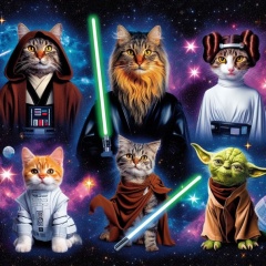 Feline Force: The Cats of Star Wars
