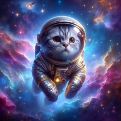 Cosmic Cat: Exploring the Nebular Wonders