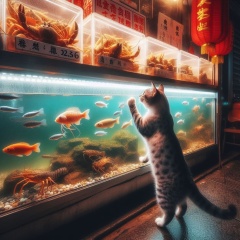 Midnight Cravings: Whiskers and Wonders at the Chinese Fish Restaurant