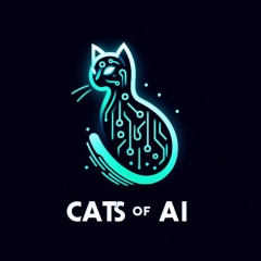 Curious Whiskers: Cats of AI Logo Design