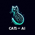 Curious Whiskers: Cats of AI Logo Design