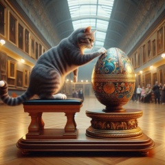 Tabby Trouble: Feline Mischief at the Fabergé Museum