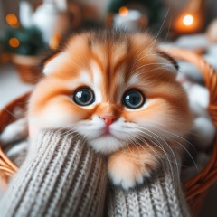 Adorably Curious: Meet the Cat with Big Eyes!