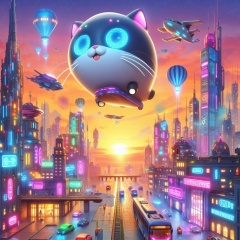 Sky Cat Chronicles: A Futuristic Odyssey