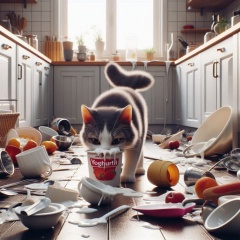  Whiskered Mischief: Feline Folly in the Kitchen