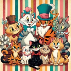 Feline Frenzy: The Whimsical World of Disney Cats
