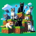 Blocky Bliss: The Playful Cats of Minecraft