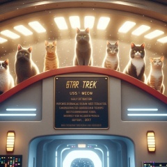 USS MEOW: The Feline Frontier - A Tribute to the Cats of Star Trek