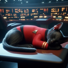 USS Enterprise: Uhura's Feline Dream
