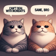 Monday Blues Cats Meme: Hilarious Feline Banter