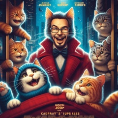 Cat-tastic Comedy: Feline Follies in the City