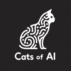 Purrfectly Crafted: Cats of AI Logo Design