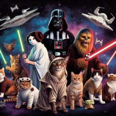 Feline Force Awakens: The Purrfect Star Wars Adventure