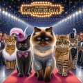 Feline Fashion Finesse: Captivating Moments from the Annual Cat Couture Gala