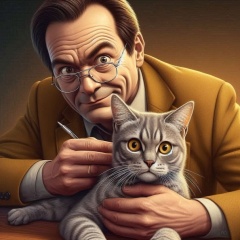 The Accidental Artist: A Cat's Photorealistic Surprise