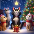Feline Festivities: Christmas Cats