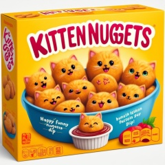 Kitten Nuggets: Dive Into Fun with Our Unique Chicken Nugget Delight!