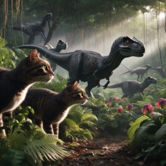 Feline Observers: The Cats of Jurassic Park