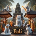 The Enchanting Cats of Bali: A Photorealistic Glimpse into Balinese Culture