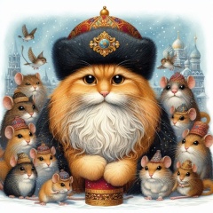 Feline Rasputin: A Whiskered Twist on Russian History