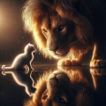 Inspirational Reflection: The Little Cat and the Majestic Lion