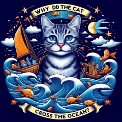 Why Did the Cat Cross the Ocean? A Stormy Night Adventure with Tabby Cats